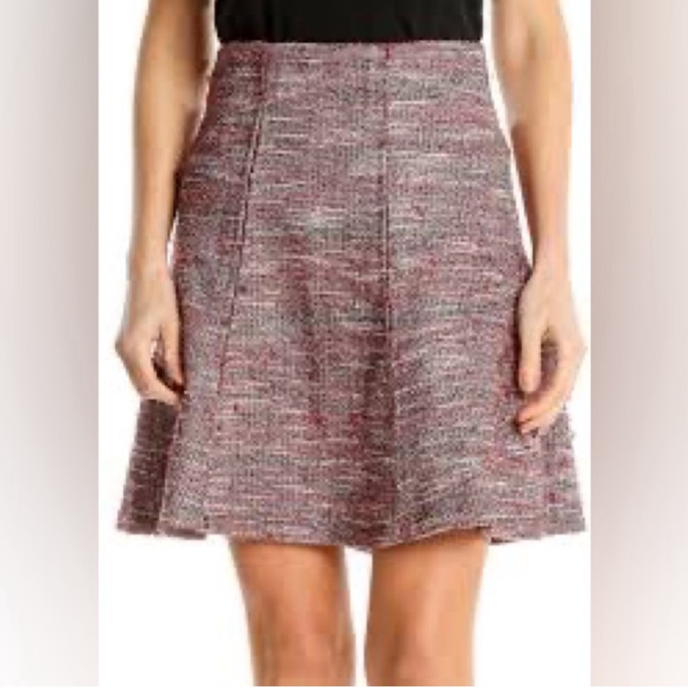 NWT, LOFT Tweed Flare Mini Skirt, Small